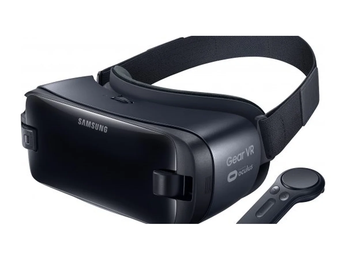 Samsung Gear VR com controle — imagem ilustrativa de referência